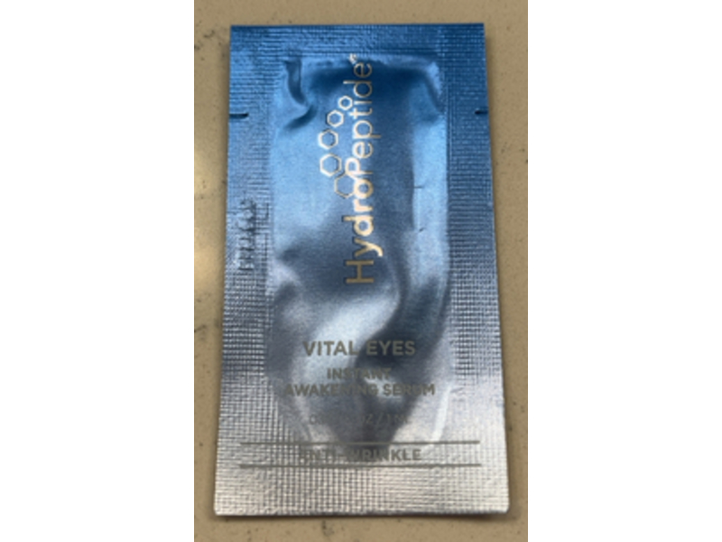 HydroPeptide Anti-Wrinkle Vital Eyes Instant Awakening Serum, 0.34 fl oz/1 mL