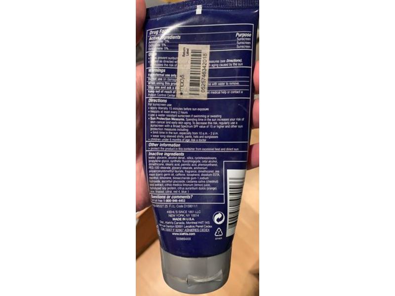 Kiehl's Since 1851 Facial Fuel Sunscreen, SPF 15, 6.8 fl oz/200 mL