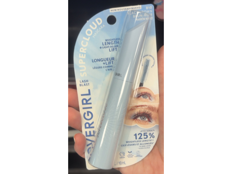 Covergirl Lash Blast Supercloud Mascara, 810 Black Brown, 0.33 fl oz/10 mL