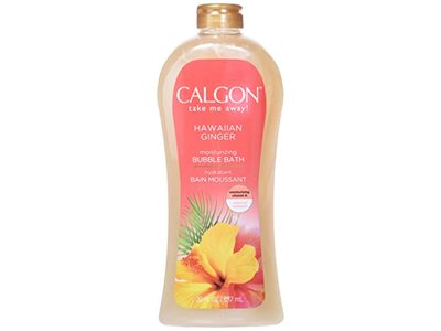 Calgon Moisturizing Bubble Bath, Hawaiian Ginger, 30 fl oz/887 mL