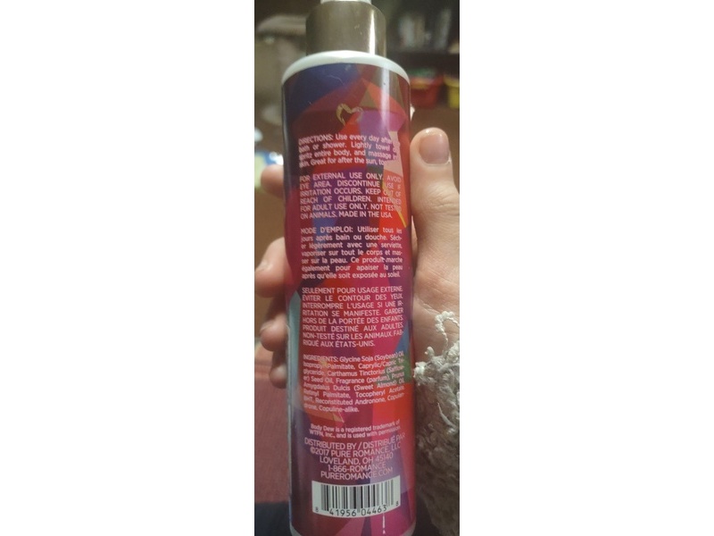 Pure Romance Exotic Jewell Silky Body Oil, 7 fl oz/210 mL