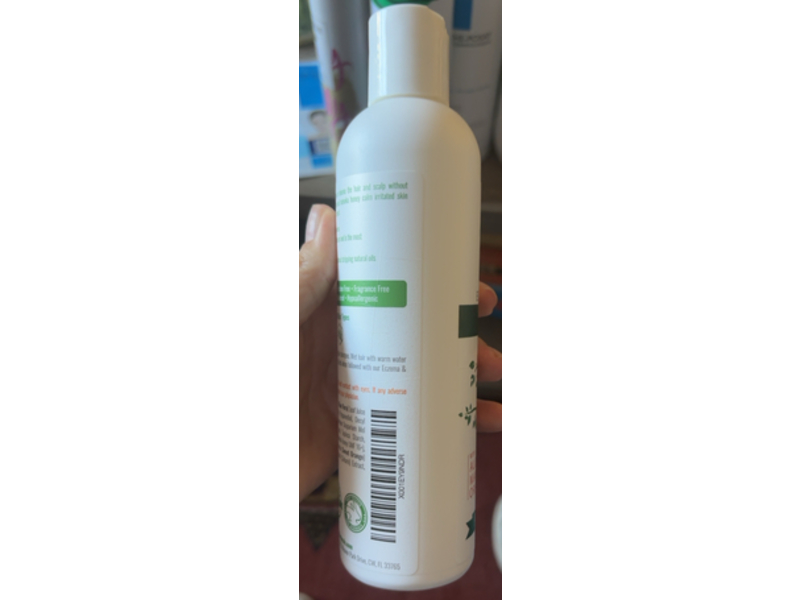 Wild Naturals Eczema & Psoriasis Shampoo, Aloe Vera + Manuka Honey & Orange Oil, 8 fl oz/236 mL