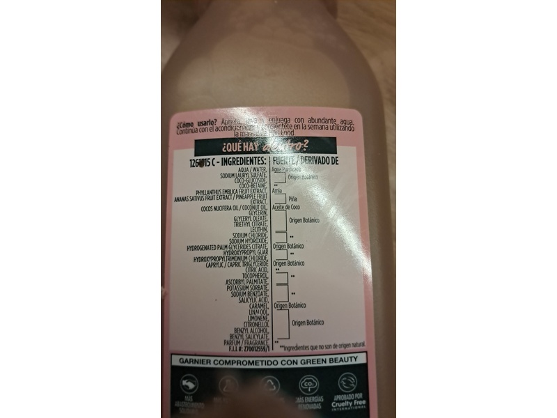 Garnier Fructis Hair Food Pina Anti-Breakage Shampoo, 300 mL