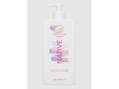 Native Moisturizing Lotion, Piece of Cake, 16.5 fl oz/487 mL