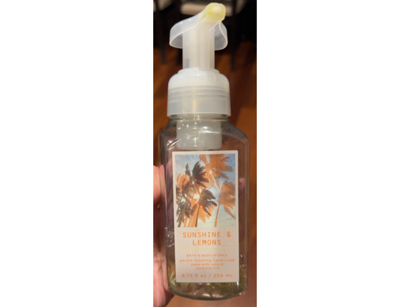 Bath & Body Works Gentle Foaming Hand Soap, Sunshine & Lemons, 259 mL