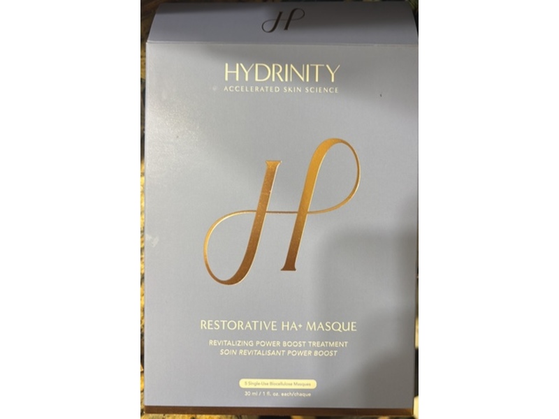 Hydrinity Restorative HA+ Masque, 1 fl oz/30 mL, Count 5