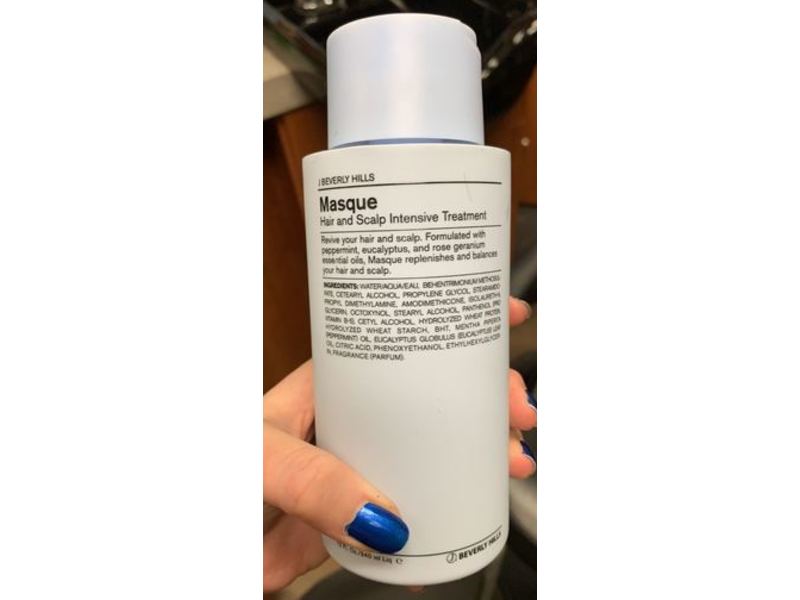 J Beverly Hills Masque Hair & Scalp Intensive Treatment, 12 fl oz/340 mL