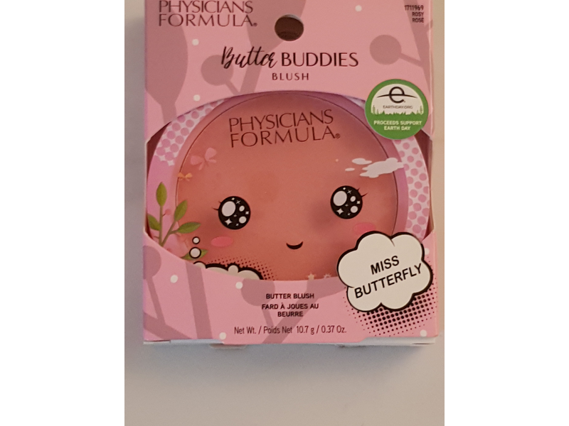 Physicians Formula Miss Butterfly Blush, Rosy, 0.38 Oz