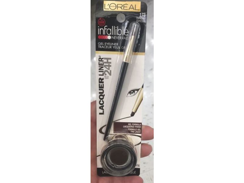 L'Oréal Paris Infallible Lacquer Eyeliner, Espresso, 0.08 oz/2.3 g