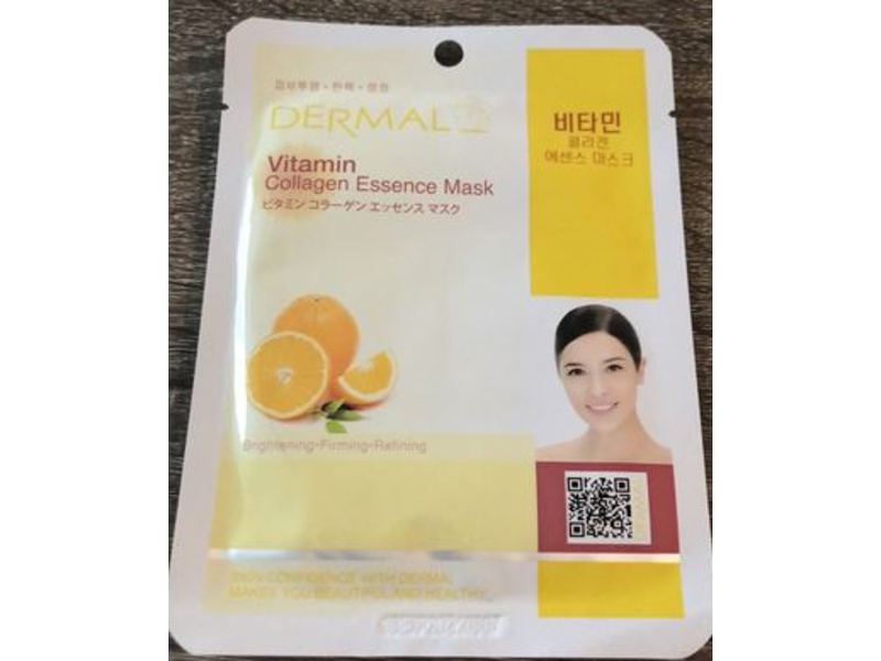 Dermal Vitamin Essence Mask, 0.8 oz/ 23g , Pack of 5