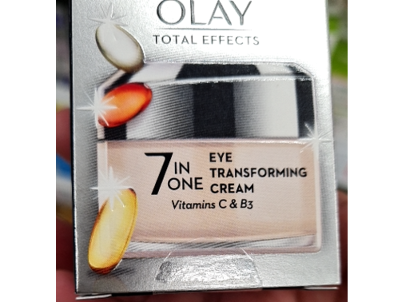 Olay 7 In One Eye Transforming Cream, vitamins C & B3, 15 mL