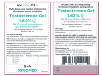Testosterone Gel 1.62%, 88 g, Xiromed (RX) - thumbnail 1