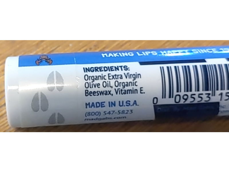 Mad Gab's Moose Smooch Moose-turizing Lip Balm, 0.15 oz/4.25 g