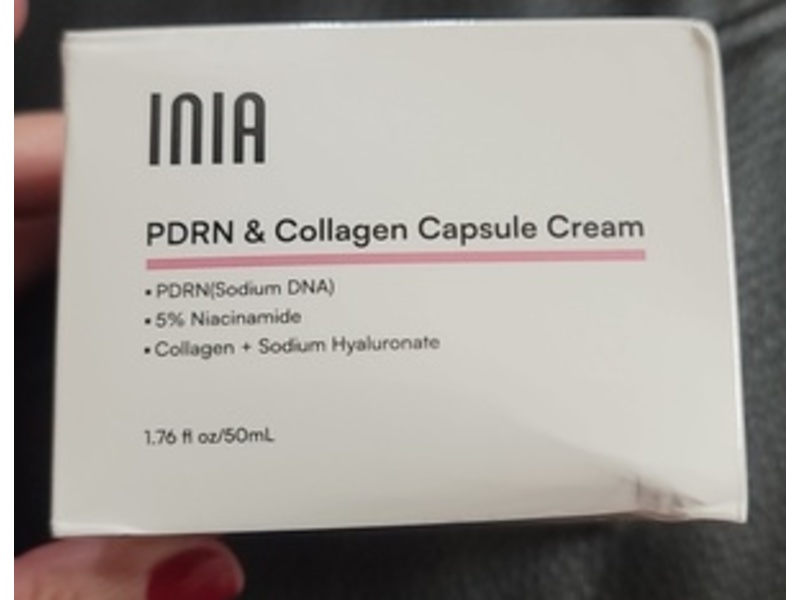 INIA PDRN & Collagen Capsule Cream, 1.76 fl oz/50 mL