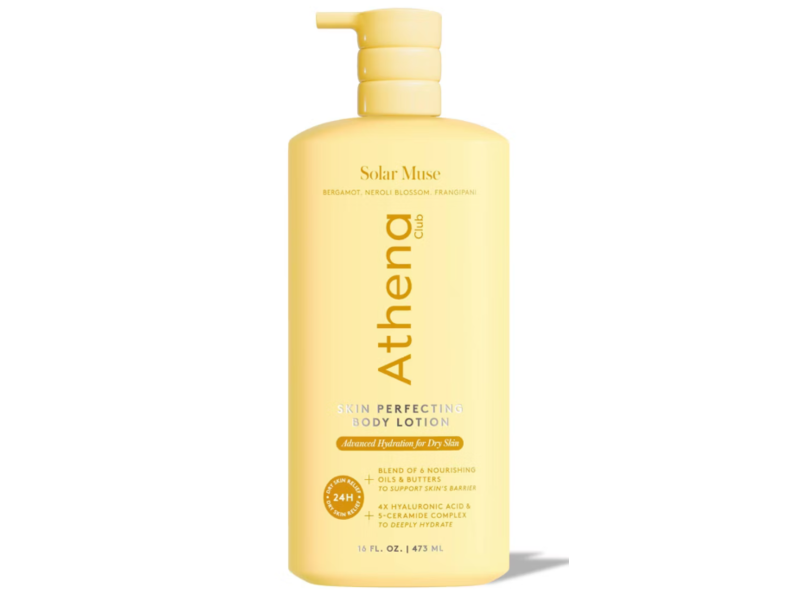 Athena Club Skin perfecting Body Lotion, Solar Muse, 16 fl oz/473 mL