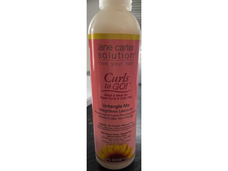 Jane Carter Solution Curls To Go, Untangle Me, 8 fl oz/237 mL