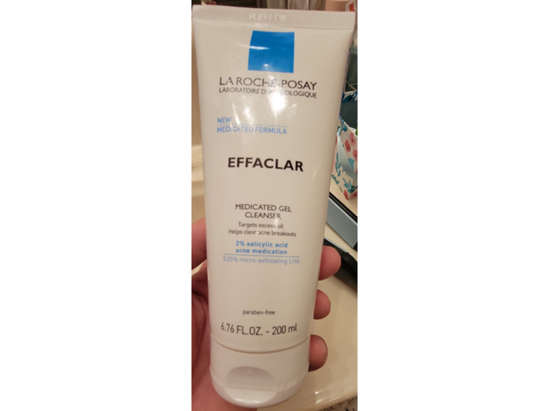 La Roche Posay Effaclar Medicated Gel Cleanser, 6.76 fl oz/200 mL