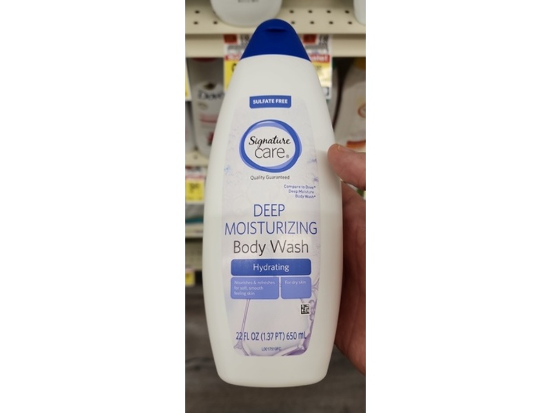 Signature Care Deep Moisturizing Body Wash, Hydrating, 22 fl oz/650 mL