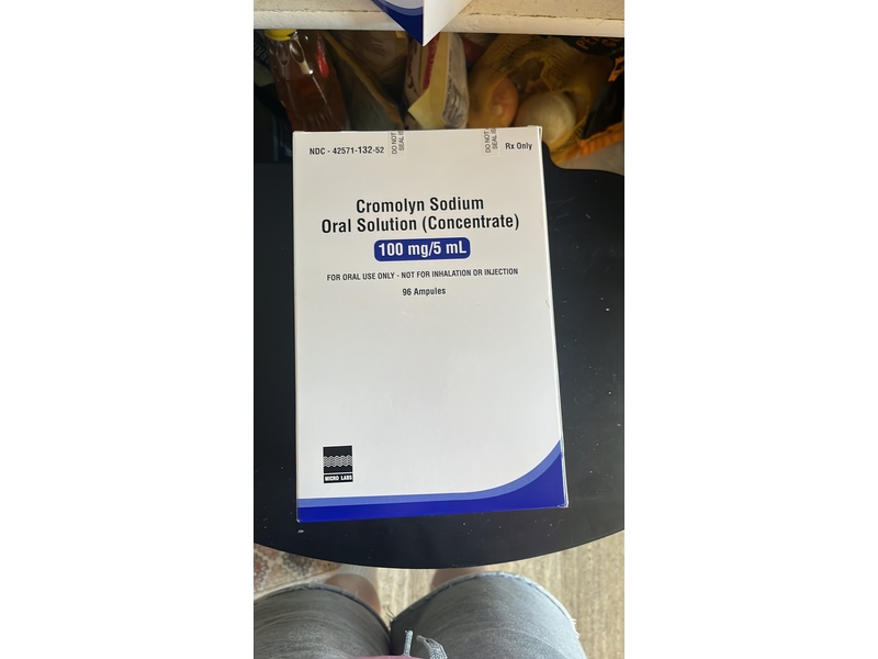 Cromolyn Sodium Oral Solution, 5 mL, 96 ampules, Micro Labs (RX)