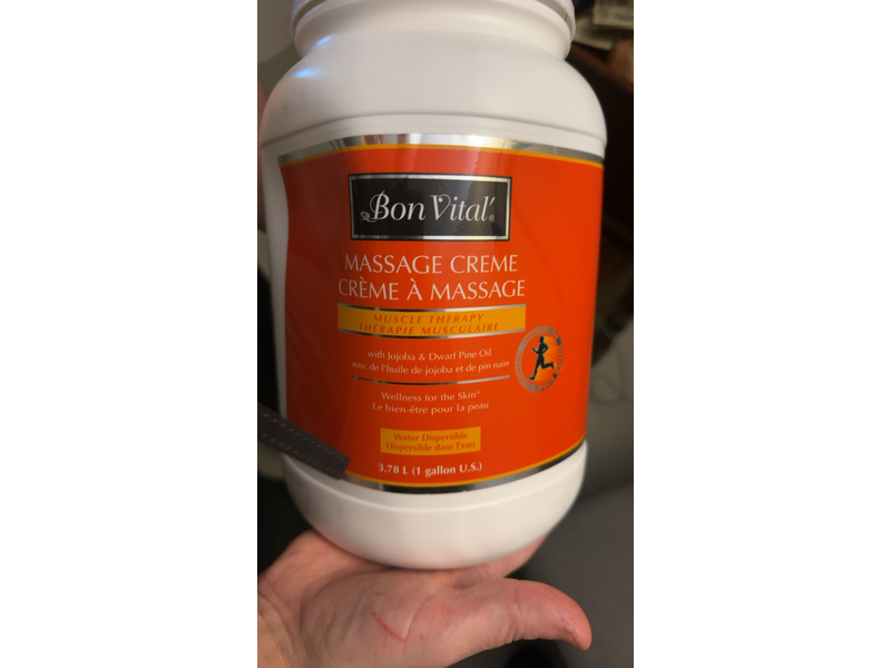 Bon Vital' Muscle Therapy Massage Creme, 3.78 L