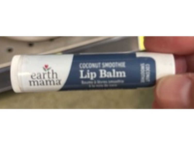 Earth Mama Lip Balm, Coconut Smoothie, 0.15 fl oz/4 mL