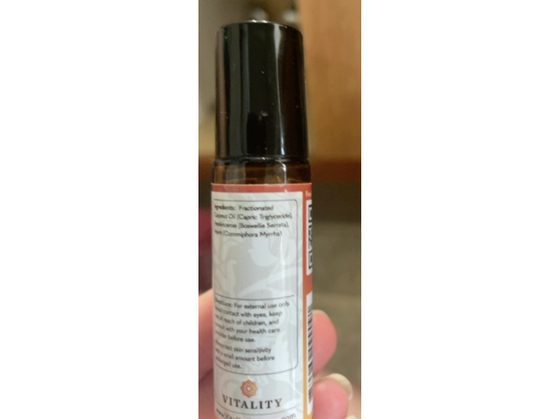 Vitality Extracts Pure Essential Oil Blend, Frank+Myrrh, 10 mL