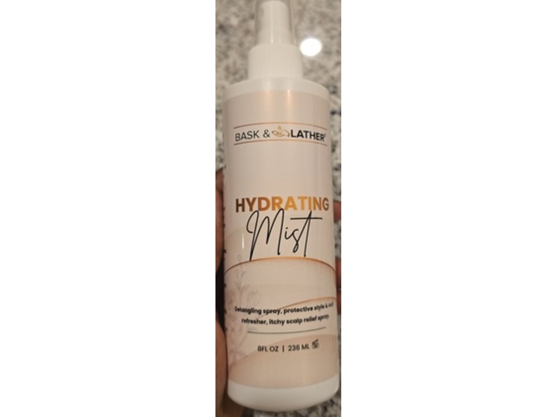 Bask & Lather Hydrating Mist, 8 fl oz/236 mL