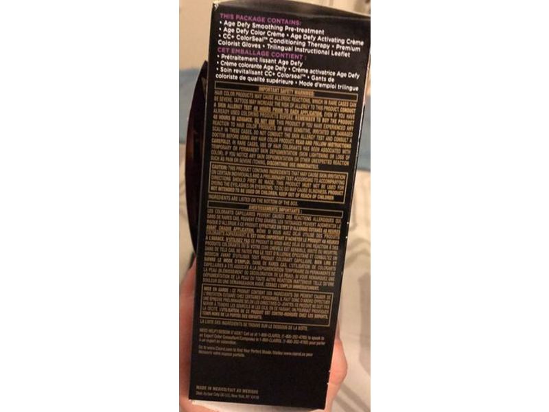Clairol Expert Collection Age Defy Permanent Hair Color, 5 Medium Brown, 1 Application