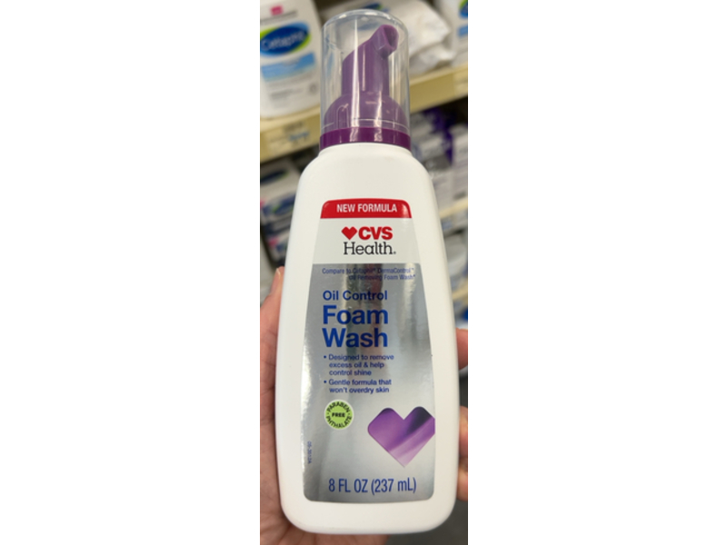 CVS Health Oil Control Foam Wash, 8 fl oz/237 mL