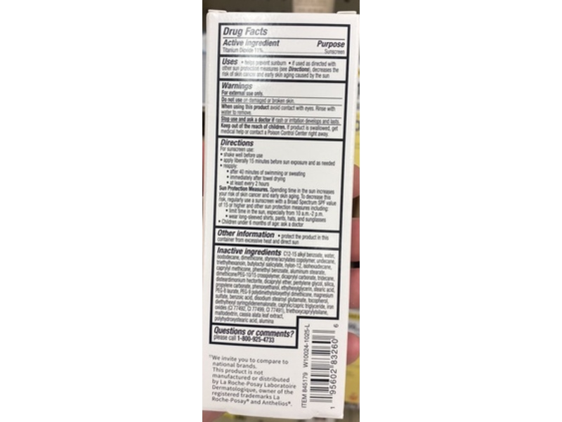 Walgreens Tinted Mineral Ultra-Light Fluid Face Sunscreen, SPF 50, 1.7 fl oz/50 mL