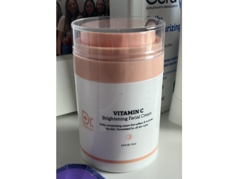 Dr. Wellness Vitamin C Brightening Facial Cream, 3.2 fl oz/95 mL