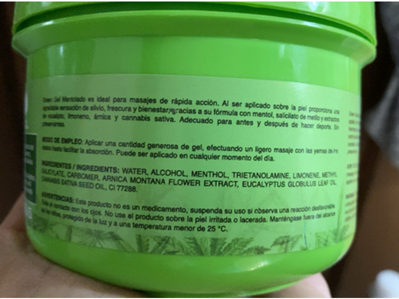 Ross D’ Elen Green Menthol Gel, 450 g