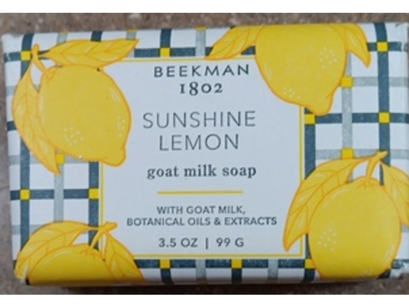 Beekman 1802 Goat Milk Soap, Sunshine Lemon, 3.5 oz/99 g