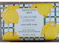 Beekman 1802 Goat Milk Soap, Sunshine Lemon, 3.5 oz/99 g - thumbnail 2
