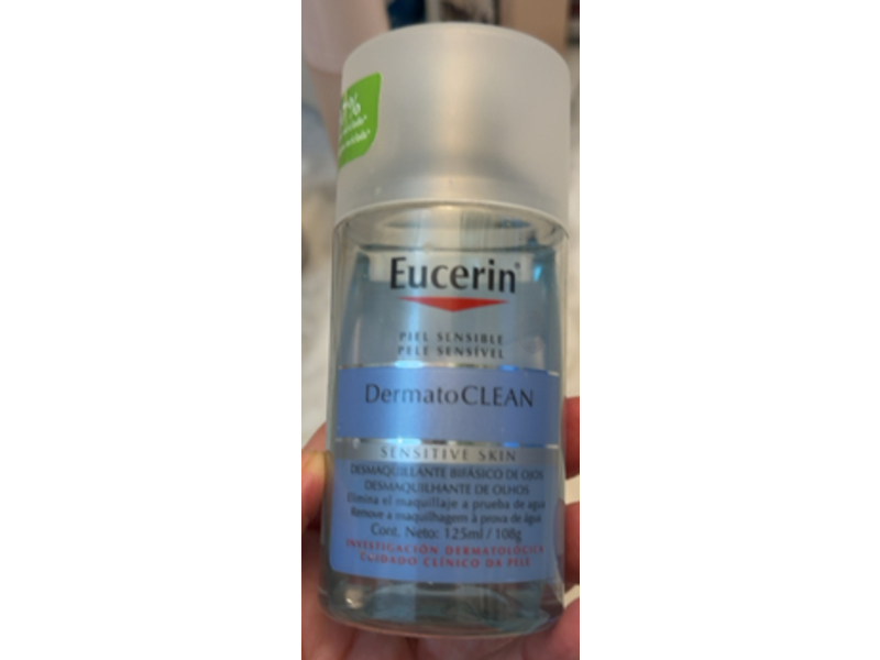 Eucerin Dermato Clean Biphasic Eye Make-Up Remover, 125 mL