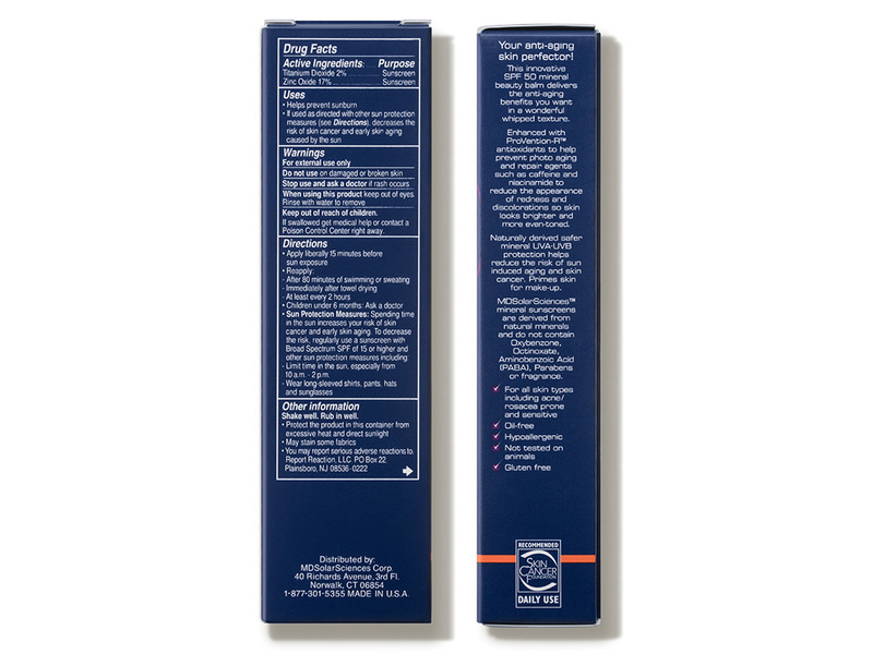 MD Creme Mineral Beauty Balm SPF 50 UVA-UVB - Light Medium (1.23 oz.)