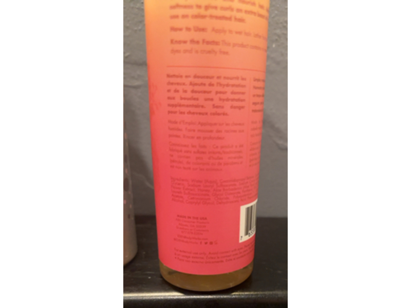 Eden Body Works Curl Hydration Shampoo, Hibiscus Honey, 8 fl oz/236 mL