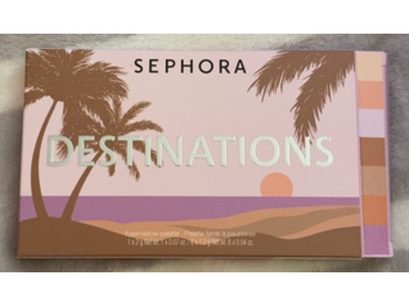 Sephora Eyeshadow Palette, Destinations, 0.07 oz/2 g