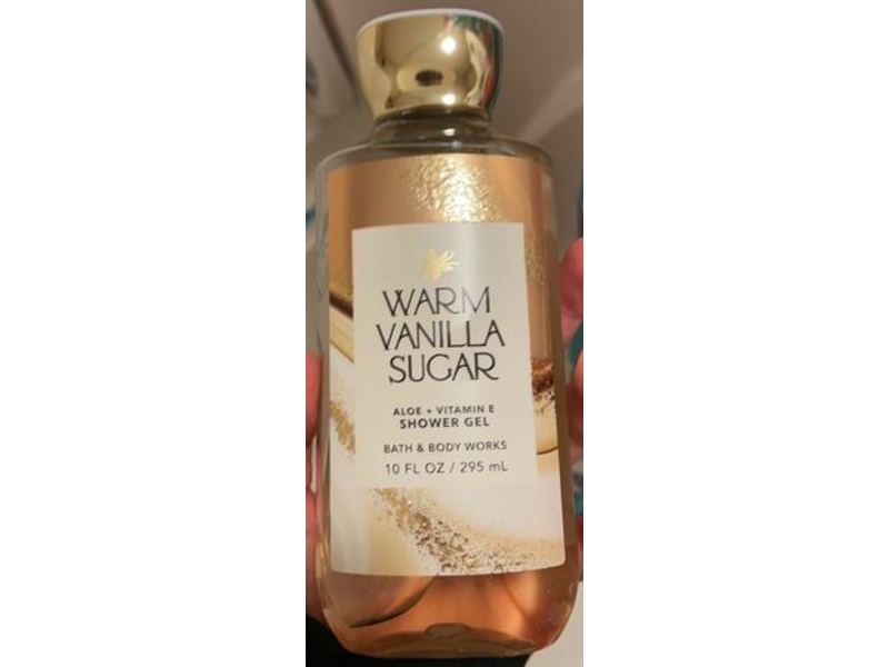 Bath & Body Works Aloe + Vitamin E Shower Gel, Warm Vanilla Sugar, 10 fl oz/295 mL