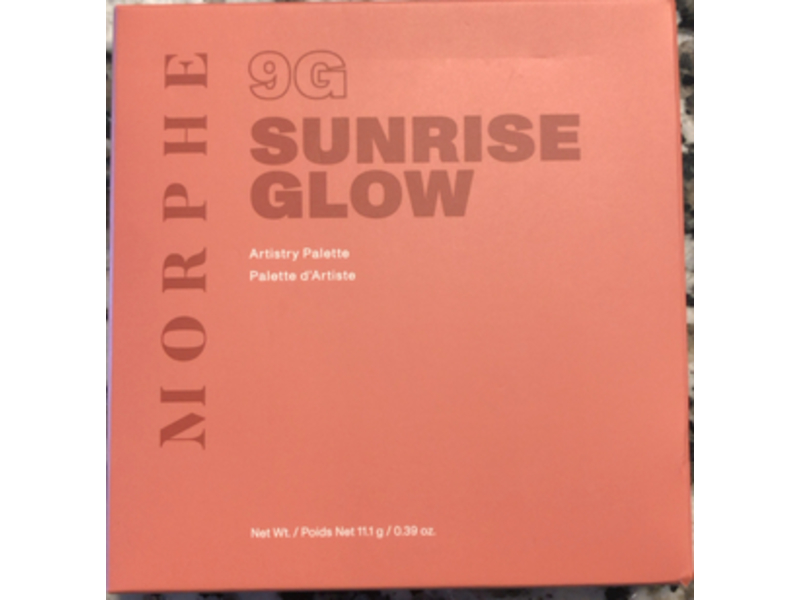 Morphe 9G Sunrise Glow Artistry Palette, 0.04 oz, Pack Of 9