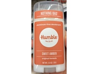 Humble Nothing Bad Aluminum Free Deodorant, Sweet Amber, 2.5 oz/70 g - thumbnail 2