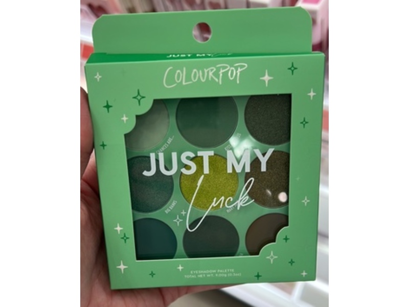 Colourpop Eyeshadow Palette, Just My Luck, 0.3 oz/9.00 g