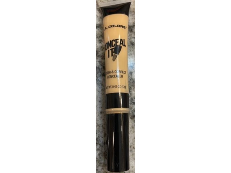 L.A. Colors Cover & Correct Concealer, CC563 Yellow, 0.42 fl oz/12 g