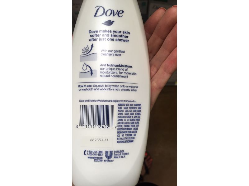 Dove Deep Moisture Nourishing Body Wash, 12 fl oz/354 mL