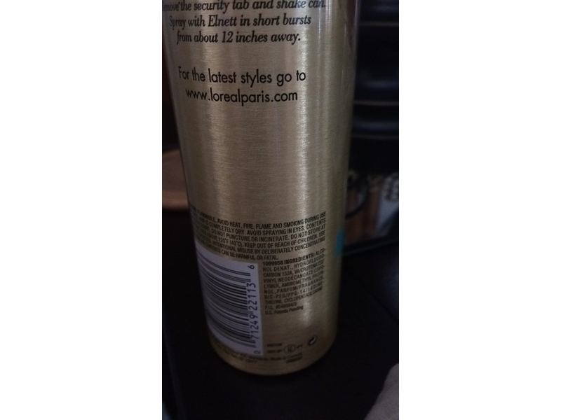 L'Oreal Paris Elnett Satin Hairspray Extra Strong Hold, Unscented, 11 oz
