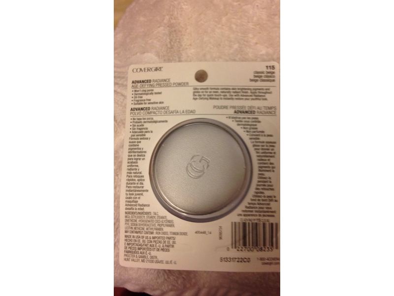 Covergirl Advanced Radiance Pressed Powder, Classic Beige 118