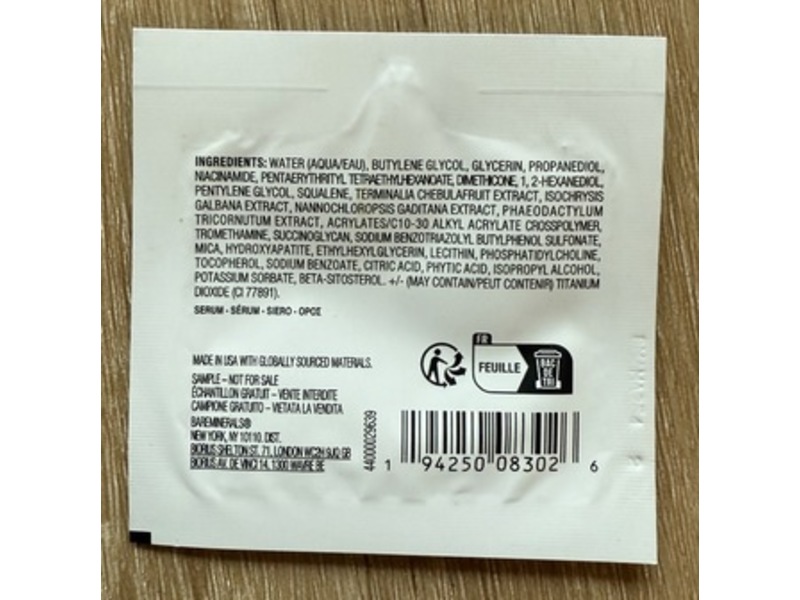 Bare Minerals Skin Rescue Lines & Wrinkles Corrector Serum, 0.03 fl oz/1 mL