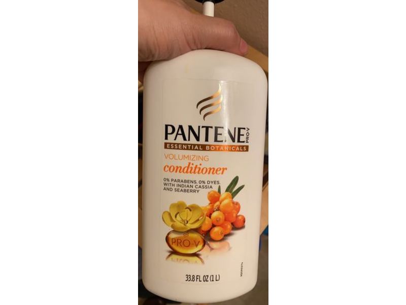 Pantene Pro-V Essential Botanicals Volumizing Conditioner, Indian Cassia And Seaberry, 33.8 fl oz/1 L