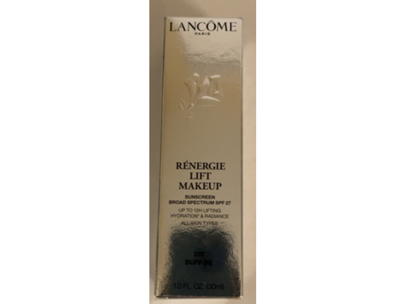 Lancome Renergie Makeup Foundation, 210 Buff N, SPF 27, 1 fl oz/30 mL