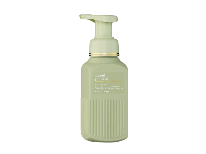 Bath & Body Works White Barn Gentle & Clean Foaming Hand Soap, Moonlit Goddess, 8.75 fl oz/259 mL, Pack Of 2